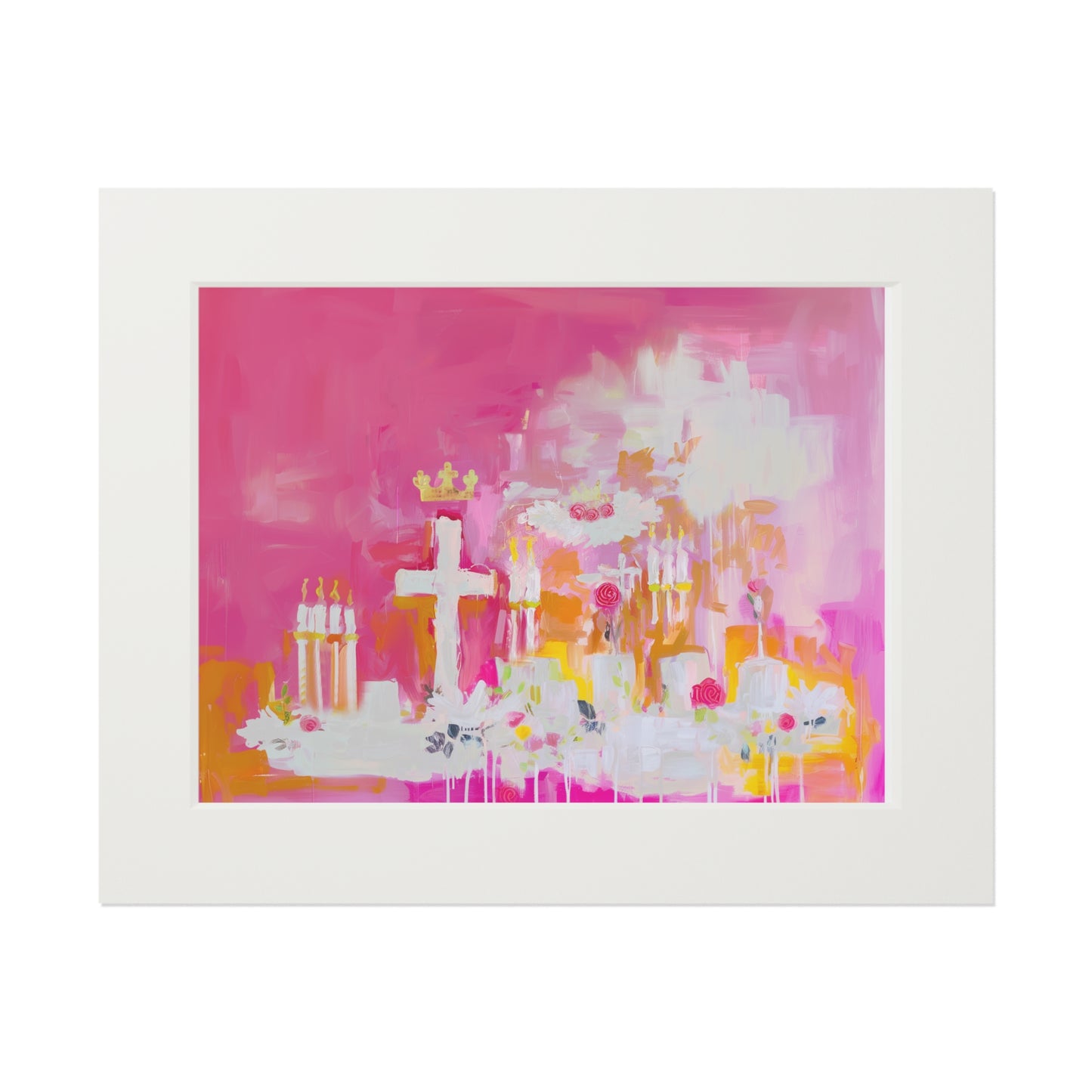HOLY ALTAR Fine Art Prints (Passepartout Paper Frame)