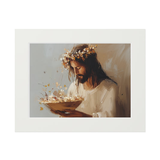 BREAD OF LIFE Fine Art Prints (Passepartout Paper Frame)