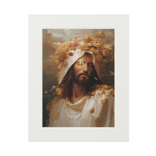 CROWNED IN GLORY Fine Art Prints (Passepartout Paper Frame)