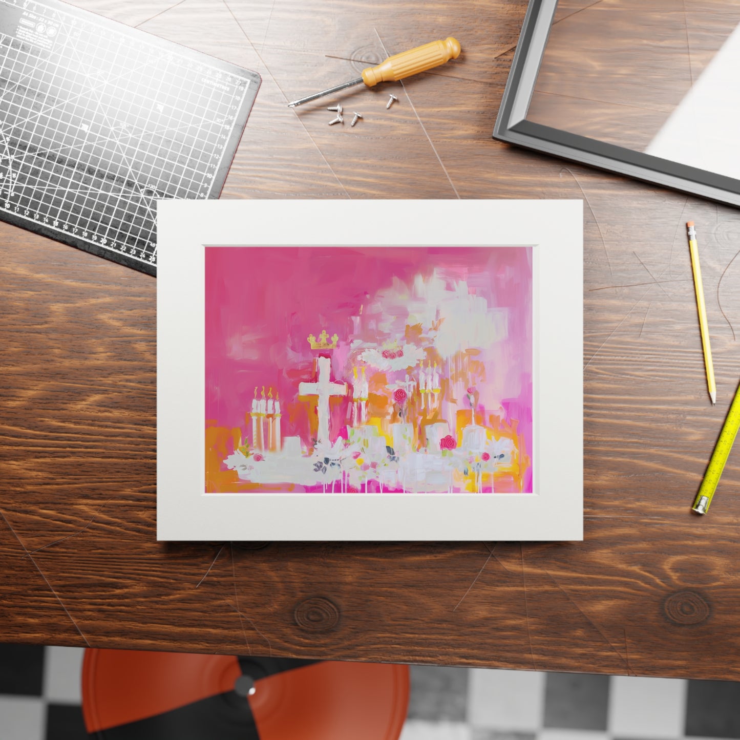 HOLY ALTAR Fine Art Prints (Passepartout Paper Frame)