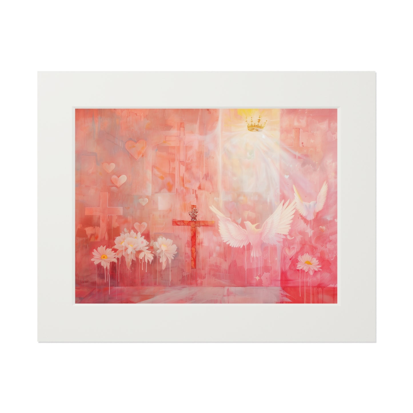 HOLY TEMPLE Fine Art Prints (Passepartout Paper Frame)