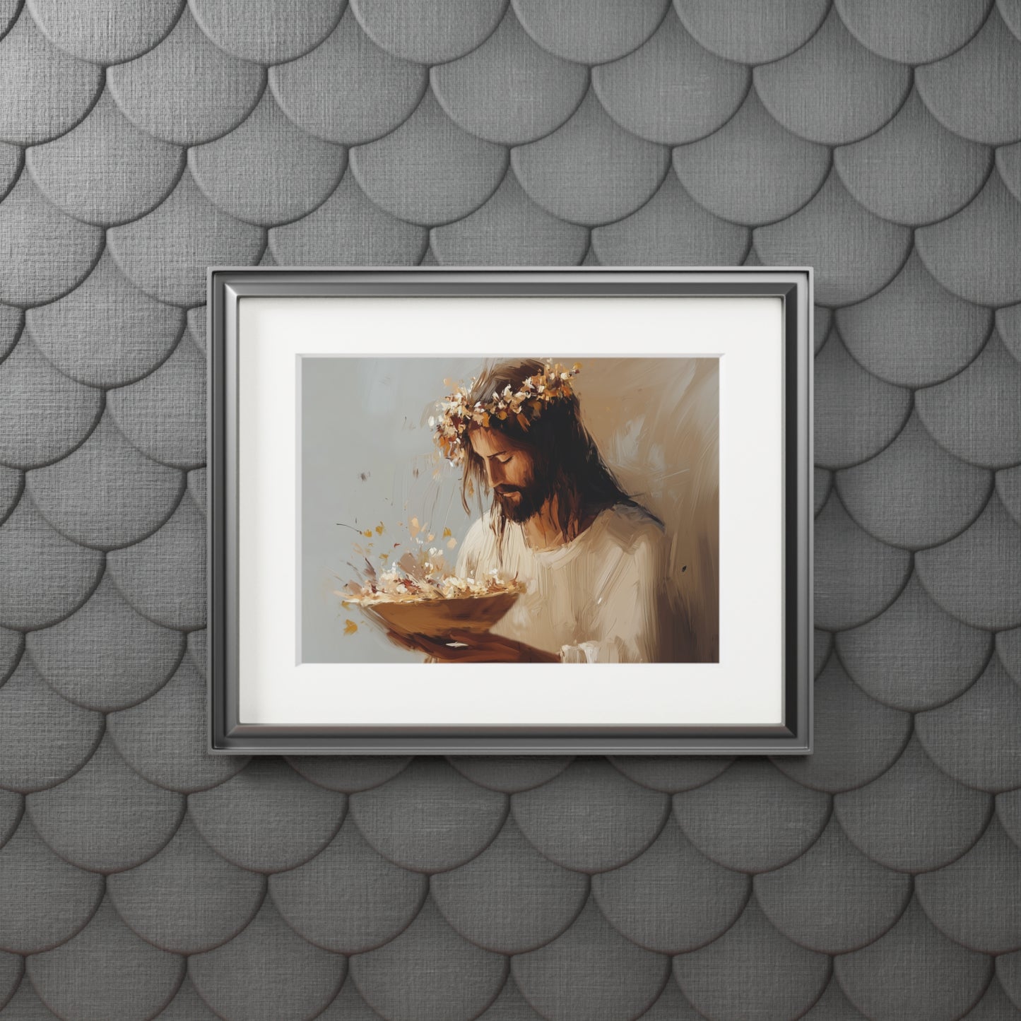 BREAD OF LIFE Fine Art Prints (Passepartout Paper Frame)
