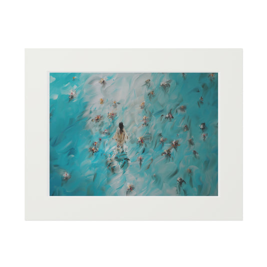 WATERY MIRACLES Fine Art Print (Passepartout Paper Frame)