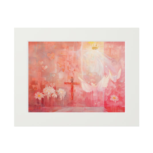 HOLY TEMPLE Fine Art Prints (Passepartout Paper Frame)