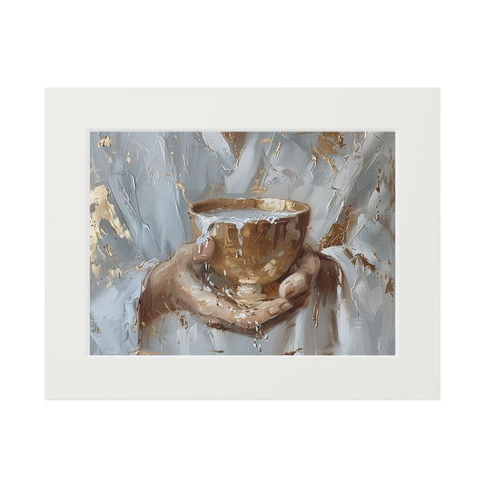 CUP OF LIFE Fine Art Print (Passepartout Paper Frame)