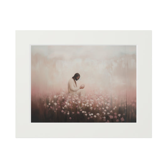CONSIDER THE LILLIES Fine Art Print (Passepartout Paper Frame)