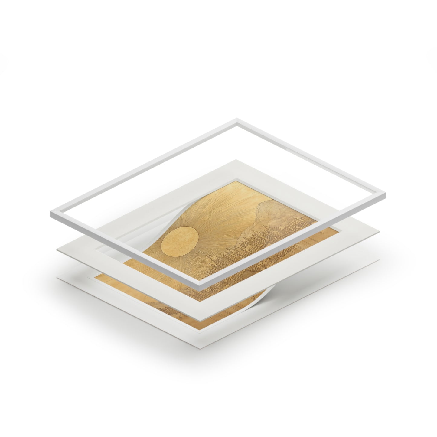 NEW JERUSALEM Fine Art Print (Passepartout Paper Frame)